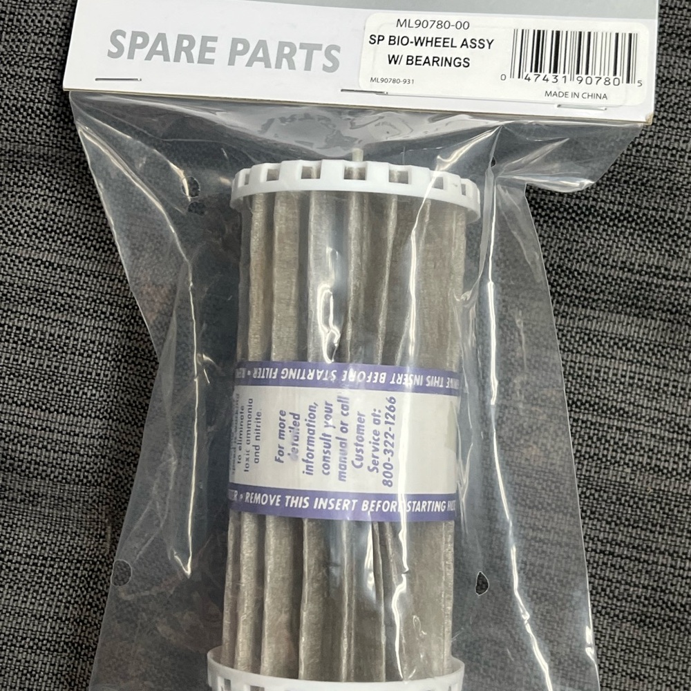 Bio-Wheel Assembly with Bearings - Gray